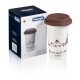 Ceramiczny kubek na kawę DeLonghi (DLSC57). Kolekcjonerski kubek termiczny z podwójną ścianką.