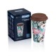 Kubek ceramiczny termiczny DeLonghi 300ml (DLSC065). Kubek "The Dreamer" z ręcznie malowanym wzorem.