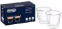Szklanki termiczne DeLonghi do Espresso 60ml (DLSC310). Zestaw 2 szklaneczek z podwójnego szkła.