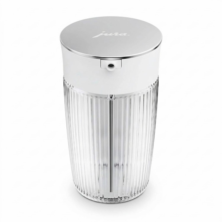 Szklana karafka na mleko Jura 0.5L (Glass Milk Container) w wersji EA. Elegancki pojemnik do przechowywania mleka_2.jpg