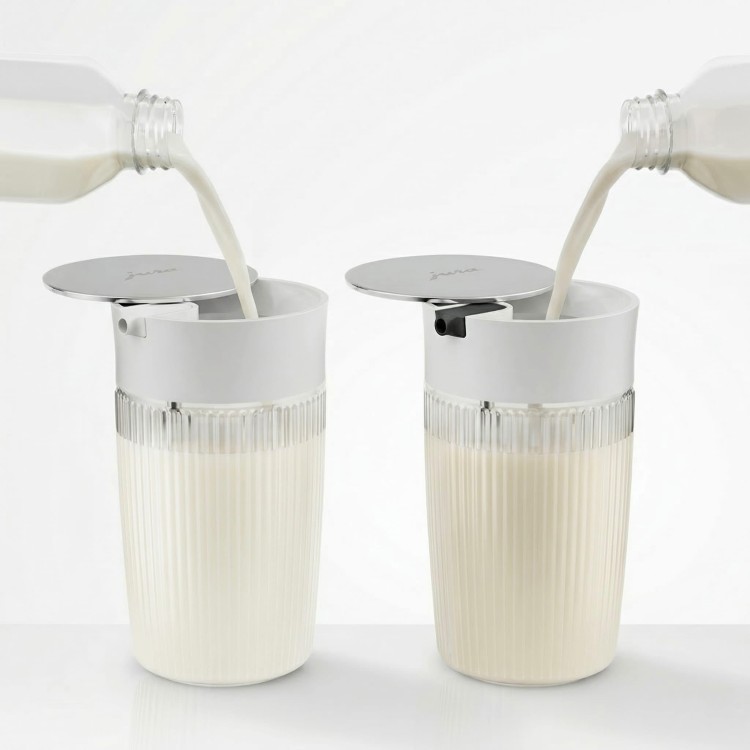 Szklana karafka na mleko Jura 0.5L (Glass Milk Container) w wersji EA. Elegancki pojemnik do przechowywania mleka_5.jpg