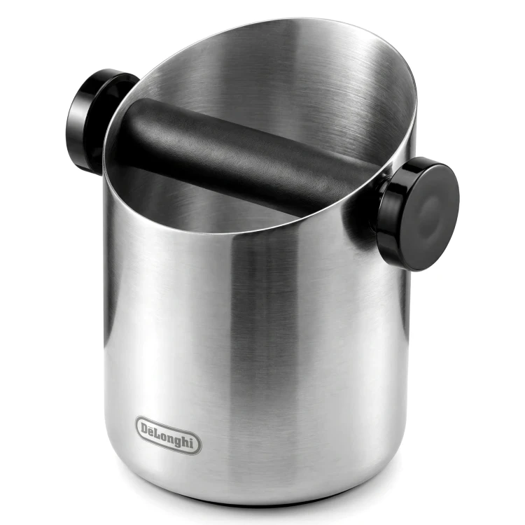 Odbijak do fusów DeLonghi (Knock Box) ze stali nierdzewnej DLSC059. Profesjonalny pojemnik na zużytą kawę_4.jpg
