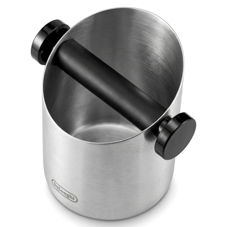 Odbijak do fusów DeLonghi (Knock Box) ze stali nierdzewnej DLSC059. Profesjonalny pojemnik na zużytą kawę_8.jpg