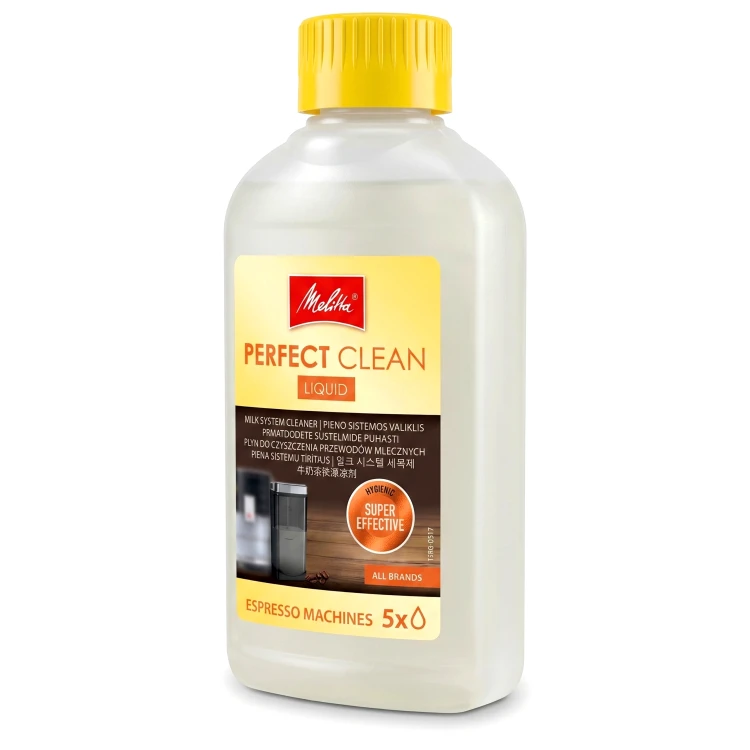 Płyn do czyszczenia obiegu mleka Melitta Perfect Clean 250ml. Środek do usuwania osadów mlecznych w ekspresach_1.jpg
