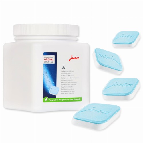 Tabletki czyszczące Jura 3-fazowe – opakowanie gastronomiczne 25 sztuk. Słoik z tabletkami do czyszczenia ekspresu.
