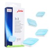 Tabletki odkamieniające Jura (zestaw 3x3 sztuki). Kwadratowe tabletki do usuwania kamienia w ekspresach Jura.